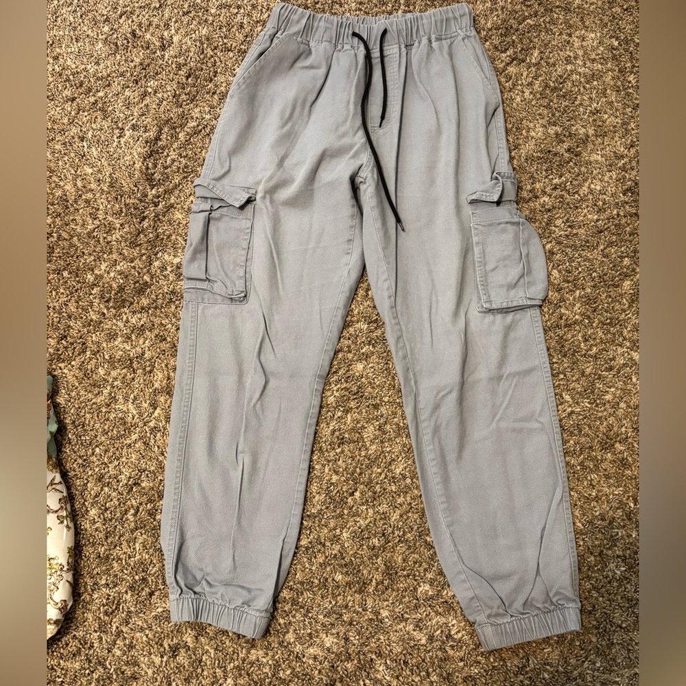 Men's Gray Cargo Pants